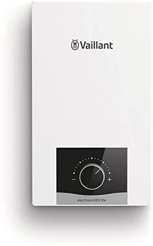 Vaillant electronicVED lite 11-13/1 L O - kompakter Durchlauferhitzer | zur Übertischmontage - stufenlos einstellbar - druckfest & platzsparend - 11 oder 13,5 kW, 400 V