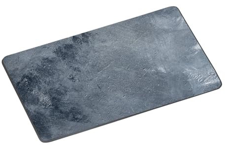 Kesper 36361 Planche à découper en verre Motif béton 28,5 x 19 cm