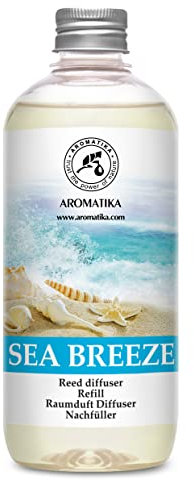 Recambio de Difusor Brisa Marina 500 ml - Refill reed diffuser Sea breeze - Difusores Aromáticos - Fragancia Fresca Ambientador - Difusor Perfumado - Fragancia para Habitación