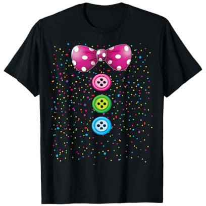 Clown Karneval Kostüm Clownskostüm Clowns Fasching Konfetti T-Shirt
