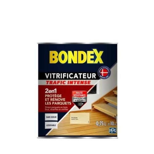 Bondex Barniz vitrificador Parquet Satinado Incoloro 750 ml - Marca EAN: 3261543147578