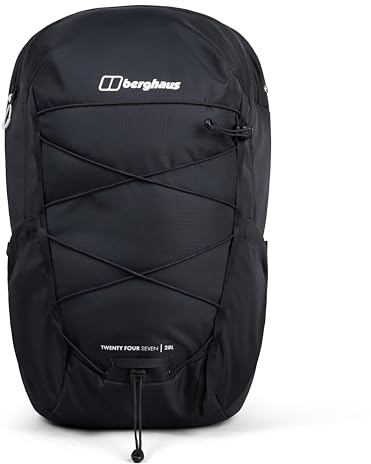 Berghaus Unisex 24/7 Rucksack | Bequemer Sitz | Strapazierfähiges Design | Rucksack für Damen und Herren Rucksack, Schwarz/Schwarz, Einheitsgröße