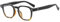 LJCZKA Blaulichtfilter Brille Herren Quadratisch Damen Runde Anti Blaulicht Brille Ohne Stärke Retro Anti-Müdigkeit für PC, TV und Handy