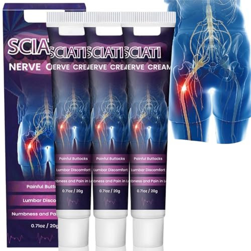 3PCS Sci/atica Pa/in Relief Cream,Heat Sci/atica Nerve Pa/in Relief Cream,Sci/atica Relief Cream,Sci/atica Pa/in Relief Products,Herbal Cream for Sci/atica Nerve,Pa/in Reducing Cream