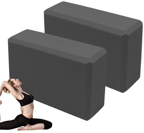 Yoga Blöcke - 2x Splitblock für Dehnübungen,Rutschfester EVA-Schaum Keil Für Handstand, Sport, Meditation, Hot Yoga, Squats, Dehnen & Anfänger Für Studio Und Heimtraining