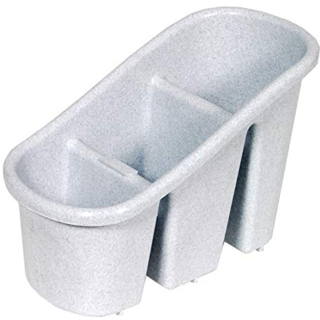 CURVER Abtropfgestell – Bestecktrockner für Küchenspüle – 11 x 22 x 14 cm – Grau