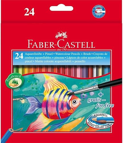 Faber-Castell Aquarellstifte, 24 verschiedene Farben