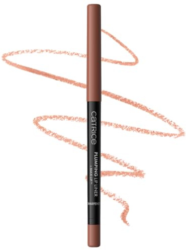 CATRICE Plumping Lip Liner 010 Understated Chic – Aufpolsternd & Feuchtigkeitsspendend – Seidig-mattes, langanhaltendes Finish – Mit Pfefferminzöl – Make-up Vegan, Wisch- & Wasserfest – 0,35g