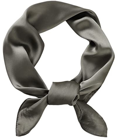 FAIRYGATE Seidenschal Damen Elegante Seidentuch Haare Seidentuch Halstuch Damen Seide Elegant Satintuch Halstuch Seide Bandana Tuch Kopftücher Taschentuch Ansatz Bandana A2312