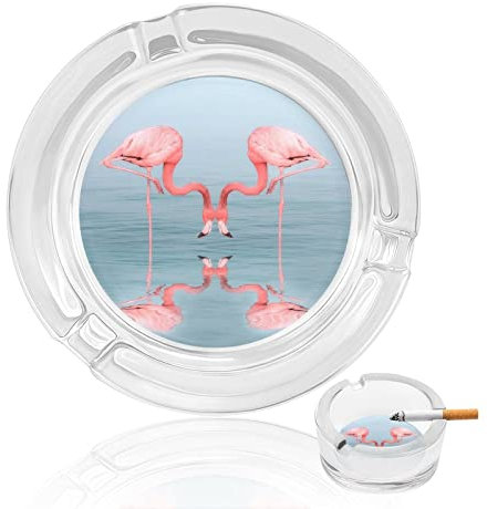 Aschenbecher Für Zigaretten Wasser Flamingo Reflexion Kristallglas Aschenbecher Rauchen Aschenbecherhalter Für Home Hotel Office Table Top