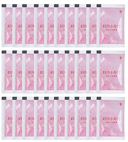 Bicarbonato de Sodio Vaginal, 30 Piezas Limpiador Femenino Alcalino Suave PH Equilibrado Vagina Enjuague Femenino Bicarbonato de Sodio Ginecológico Profesional Suave Enjuague