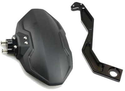 Schutzblech verlängern Motorrad Hinten Carbon Kotflügel Kotflügel Splash Schutz Mit Kennzeichen -Licht Für Ya&maha MT125 MT15 18-23 Zubehör