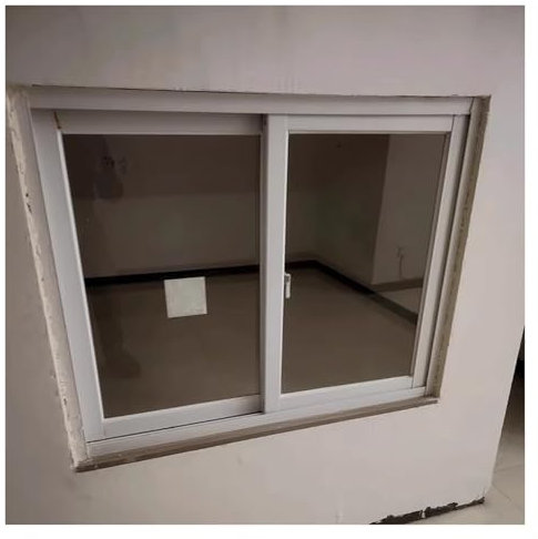 Schiebefenster Doppelschiebefenster für Mobilheime – weißes Aluminium, 24 x 14 32 x 16 32 x 18 32 x 14 30 x 12 30 x 16 31 x 12 Zoll horizontales Schiebefenster, für Schuppen, Badezimmer, Keller und Hü