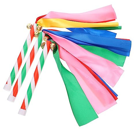 TOYANDONA 3stücke Teiliges Junge Mädchen Cheerleading Requisiten Mit Handheld Rasseln Für Sportevents Schulaufführungen Und Partys Bunte Farben Leicht Und Wiederverwendbar Für