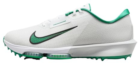 Nike Infinity Tour 2 - Zapatos de golf (HQ2158-100, blanco/polvo de fotón/malaquita)