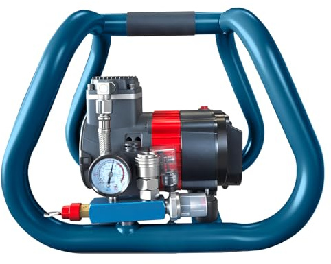 Compresor de aire comprimido para batería Makita de 18 V, compresor de aire portátil de 8 bares de presión de trabajo, capacidad de botella de gas de 3 L, inflado rápido para herramientas neumáticas