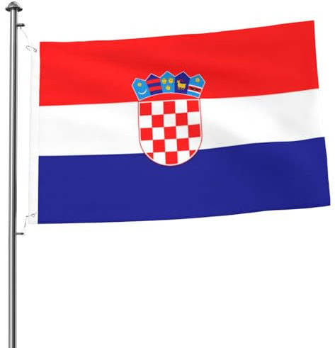 Flagge der Republik Kroatien, für draußen – 60 x 90 cm, perfekte Gartenflagge und Hofflagge für die Sommerdekoration