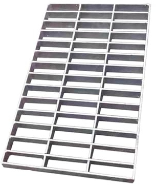 ZSXZCBDQ Grille Caniveau en Acier Galvanisé, Caniveau Exterieur, Grille D'égout de Classe B, Couvercle de Regard, Grille de Drainage Robuste et Durable pour Allée en Béton(50 * 20 * 3cm)