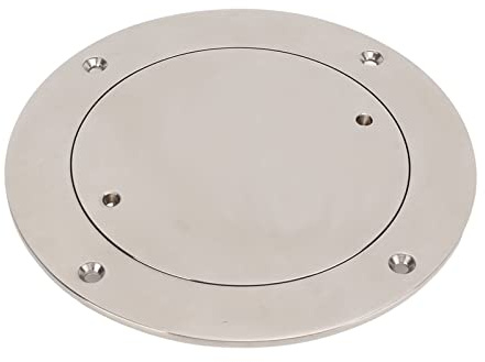 ROHMRHIE Placa de Cubierta de Acero Inoxidable, Cubierta de Orificio de inspección de 5 Pulgadas para Barco