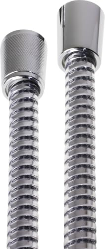HANSA Duschschlauch für Brause | Spiral Brauseschlauch |200 cm | Chrom | bewährte Spiral-Haptik | universell geeignet für Handbrausen und Armaturen |flexibel | langlebig |knickfest