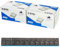 Stix 200 pesi adesivi neri con bordo a strappo 12 x 5 g pesi di bilanciamento da 12 kg