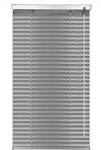 S SIENOC Schnurlos Alu Klemmträger Alujalousie Aluminiumjalousie Silber B40xH100cm Lamellen Rollo Montage-Teile inklusive