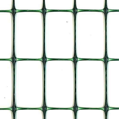 TENAX Rete da Recinzione in Plastica, Millennium, 1,50 x 25 m, Verde