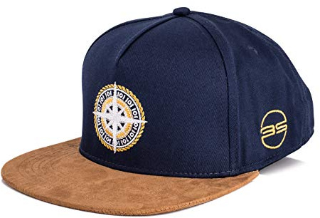Blackskies® Snapback Cap mit Mustern und diversen Farben | Herren Damen Baseball Mütze Kappe Wildleder Basecap Summer Urlaub Cap - Männer Frauen Unisex Streetwear Outdoor Sommer Freizeit