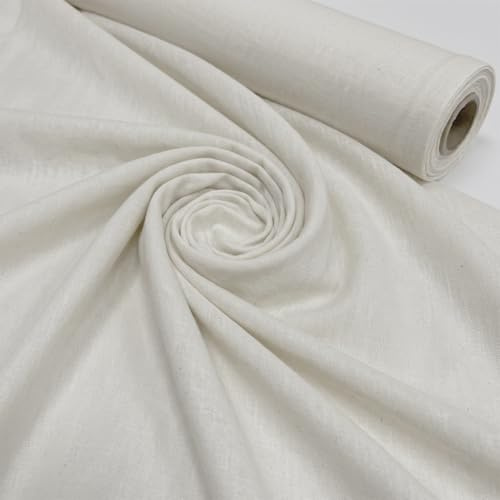 Midland Textiles 1 metre pre-Packed Midland Textiles 100% Unbleached Cotton Muslin Cheesecloth – Pre‑Cut Natural Squares – Multipurpose for Cooking, Straining, Butter Making & Crafts
