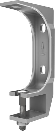 home Trends Markisenhalterung Decken- und Wandhalterung mit Befestigungsmaterial Stahl/Aluminium und Weiß/Anthrazit zur Auswahl (2, Stahl-35mm-Anthrazit)