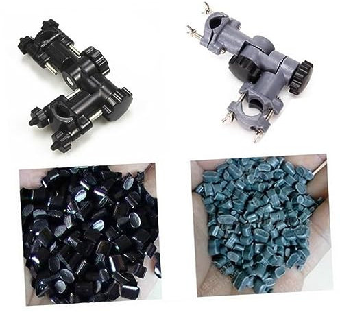 Happyyami Universal Umbrella Bracket Clamp Fast-mount Umbrella Connector Holder for Fishing Chair Outdoor Use Black