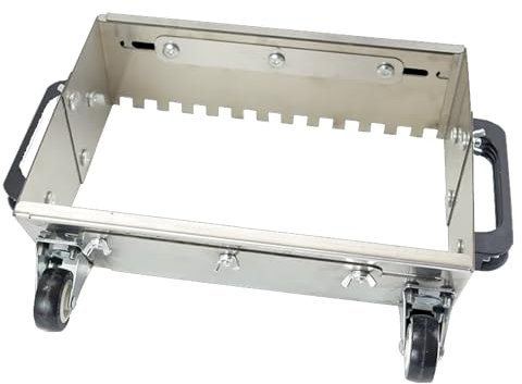 Cazzuola Dentellata Regolabile Da 300-800 Mm Pettine Per Malta Con Ruote Livellatore Per Piastrelle Scatola Quadrata Sabbia Piatta Strumento Di Livellamento Per Piastrelle E Pav(Color:800mm(Square))