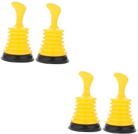 HOMSFOU 4piezas Desatascador De Fregadero Desatascador Potente Para Cañerías De Cocina y Baño Herramienta Práctica Para Eliminar Obstrucciones Fácil De Usar y Duradero