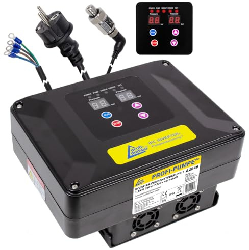 AMUR CONTROLLORE POMPA CON INVERTER PRESSOSTATO CABLATO MONITOR DI FLUSSO PER POMPA ACQUEDOTTO DOMESTICO POMPA DA POZZO 7-1.1KW 1*230V/3*230V