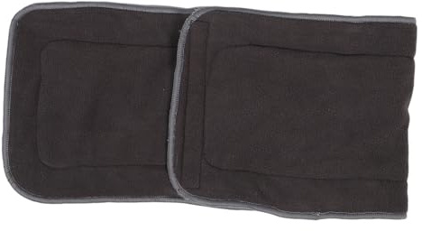 BESTYASH Reusable Adult Cloth Diaper Pads 4-Layer Bamboo Fiber with 400ml Absorption, Breathable Softness, Easy to Put and Remove for Elderly Care and Incontinence