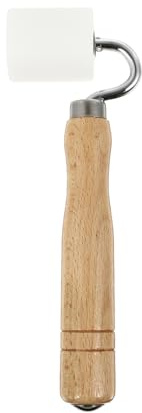 Ipetboom Rouleau à Papier Peint Plat Professionnel 40x35mm Outil de Marouflage Surface Lisse Rouleau de Pression Manuelle Ergonomique pour Pose Papier Peint Mural Usage Bricolage