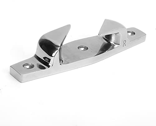 Fairlead Bozza Passacavo 152mm in Acciaio Inox, 6 Pollici, Scanalatura Vuota - Resistente alla Corrosione, Facile Installazione, Accessorio Nautico per Ormeggio e Ancoraggio