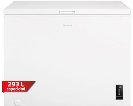Corberó - Arcón Congelador | CCHM3006M | 293 L | 106,5cm x 84,4cm | 41 dB |Sistema Dual | Súper Congelación |Control con Display | 2 cestas | Blanco