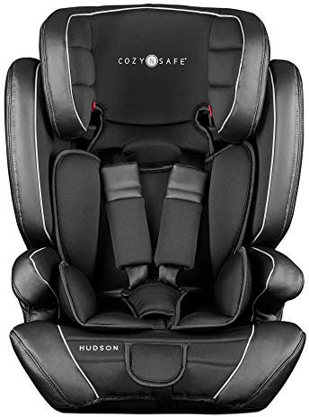 Cozy N Safe Hudson,25KG 5-Point Integral Harness, Group 1/2/3 9-36kg, 9 Months to 12 Yrs, ISOFix & Top Tether, Side Impact Protection, Adjustable Headrest, Forward Facing, Child/Toddler Car Seat