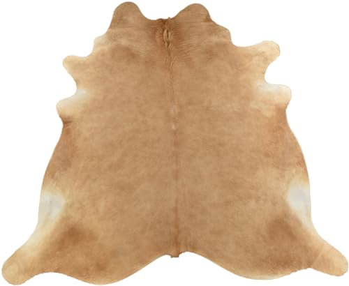 generisch ECHTES KUHFELL STIERFELL BRAUN BEIGE 180 x 210 cm Fell Teppich VON KUHFELLE ONLINE