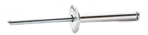 Lot de 20 rivets aveugles à tête bombée en aluminium/acier 5 mm x 16 mm
