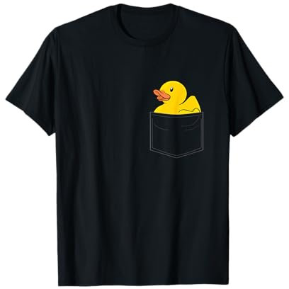 Pato de goma en bolsillo Duckie de goma Camiseta