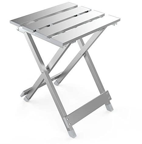 BICCQ Campingstuhl Leichter Aluminium tragbarer Klapphocker Hausstuhl Stabiler und langlebiger Außengrillstuhl Camping-Hocker Picknick Klappstuhl