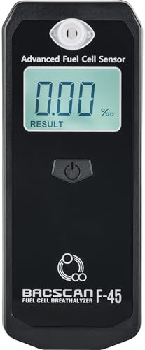 BACscan F-45 testeur d'alcool 0-4% 1% Noir
