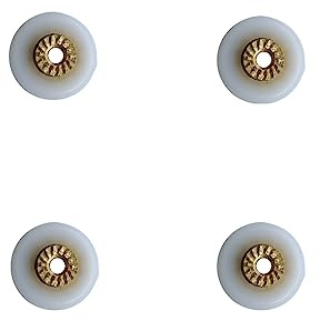 Laufrolle Lagerrolle Rolle Duschtür Tür Rollen Führungsrolle Kugellager Rad 17mm 4 Stück
