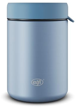 alfi ISO FOOD MUG 350 ml, contenitore termico in acciaio inox per alimenti, contenitore isolante per zuppe, insalata, cereali da go, mantiene caldo 5 ore, freddo per 10 ore, lavabile in lavastoviglie,