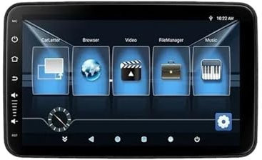 MZZYG Car DVD Player 10.1'' Headrest Monitor Wireless Auto Car Rear Seat Video Player FM Bluetooth Input Full Touch Screen(2G-32G 2P)