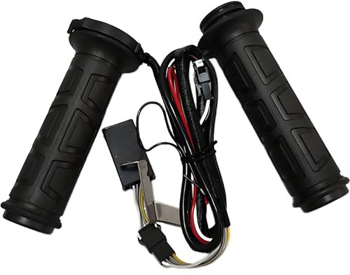 LIDABATON Motorcycle Heating Handle Adjustable,Temperature Heating Handle,12V Universal,7/8 Inch (About 2.2 cm) Suitable for Yamaha, Honda, Kawasaki, ATV Motorcycle Hand Warmers.