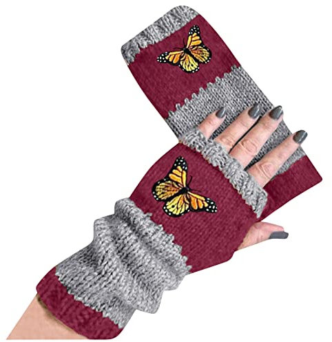 YULONGESS Guanti Invernali Da Donna Invernali Traspiranti Guanti Touch Screen Elasticizzati Lavorati a Maglia Guanti Termici Per Uomo E Donna Muffole Da Sci Pile In Lana Guanti Senza Dita
