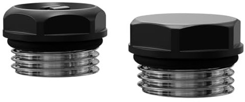 Wholesale Domestic Colore Dias Matt Black Bleed Valve and Blanking Plug